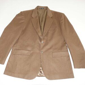 Caeazioni Polidoro Men's 100% Cashmere Blazer Size 42 Regular Brown Jacket 42R